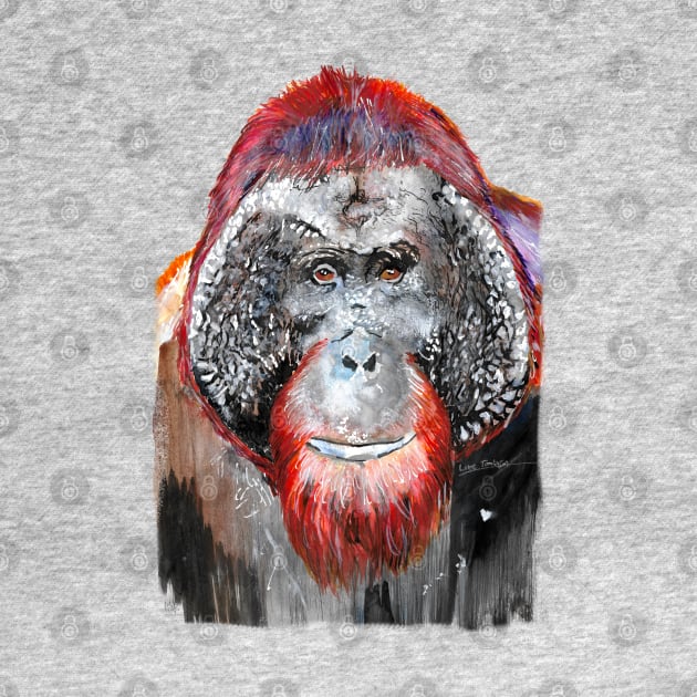 Orangutan Portrait by lucafon18